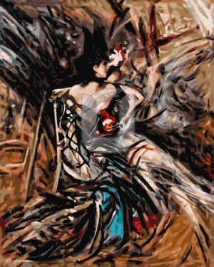 Malowanie po numerach Malowanie po numerach «Giovanni Boldini. Hiszpańska tancerka w Moulin Rouge»