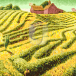 Malowanie po numerach «Grant Wood. Sianokosy»