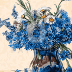 Malowanie po numerach «Gustav Feith. Bukiet chabrów»