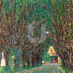 Malowanie po numerach Malowanie po numerach «Gustav Klimt. Lipowa aleja przy zamku Schloss Kammer»