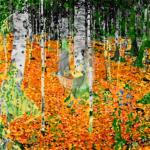 Malowanie po numerach Malowanie po numerach «Gustav Klimt. Brzozowy Las II»