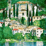 Malowanie po numerach «Gustav Klimt. Kościół w Cassone»