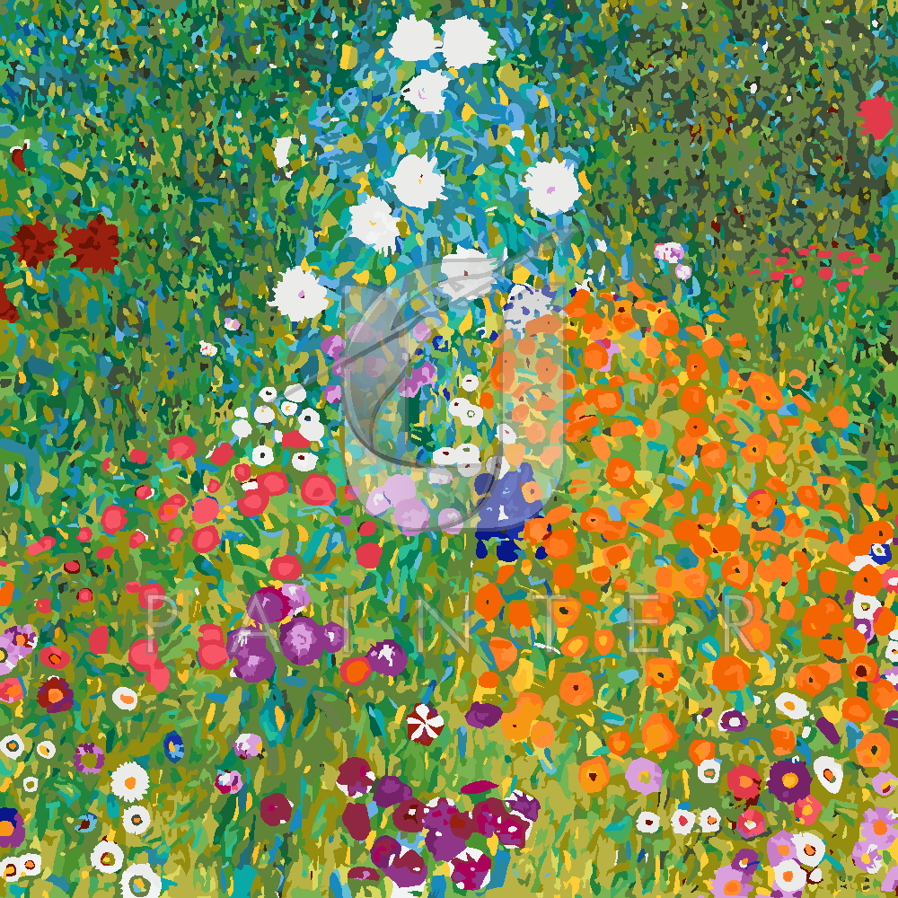 Malowanie po numerach Malowanie po numerach «Gustav Klimt. Ogród kwiatowy» фото
