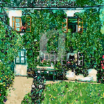 Malowanie po numerach Malowanie po numerach «Gustav Klimt. Dom Leśniczego w Weissenbach nad Attersee»