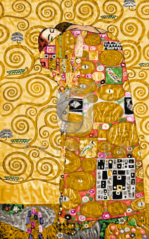 Malowanie po numerach «Gustav Klimt. Spełnienie /Złota seria/»