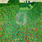 Malowanie po numerach «Gustav Klimt. Pole maków»