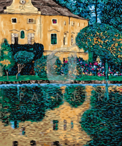 Malowanie po numerach «Gustav Klimt. Zamek Kammer nad jeziorem Attersee IV»