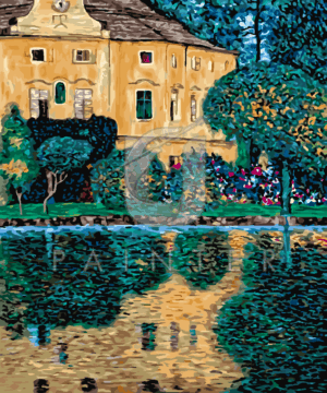 Malowanie po numerach «Gustav Klimt. Zamek Kammer nad jeziorem Attersee IV»