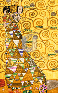 Malowanie po numerach «Gustav Klimt. Oczekiwanie»