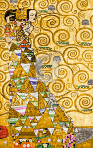 Malowanie po numerach «Gustav Klimt. Oczekiwanie /Złota seria/»
