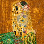Malowanie po numerach «Gustav Klimt. Pocałunek»