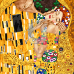 Malowanie po numerach Malowanie po numerach «Gustaw Klimt. Pocałunek (fragment)»