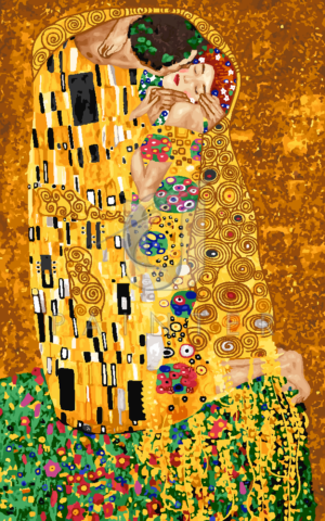 Malowanie po numerach Malowanie po numerach «Gustav Klimt. Pocałunek (fragment II)» фото