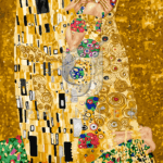 Malowanie po numerach «Gustaw Klimt. Pocałunek (fragment II) /Złota seria/»