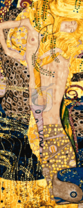 Malowanie po numerach «Gustav Klimt. Węże wodne I»