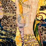 Malowanie po numerach «Gustav Klimt. Węże wodne I»