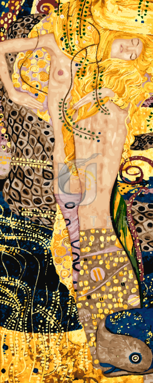 Malowanie po numerach Malowanie po numerach «Gustav Klimt. Węże wodne I» фото