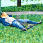 Malowanie po numerach Malowanie po numerach «Gustave Caillebotte. Drzemka»