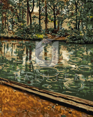 Malowanie po numerach Malowanie po numerach «Gustave Caillebotte. Deszcz na rzece Yerres» фото