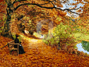 Malowanie po numerach Malowanie po numerach «Hans Andersen Brendekilde. Zalesiona ścieżka jesienią» фото