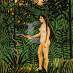 Malowanie po numerach «Henri Rousseau. Ewa i Wąż»