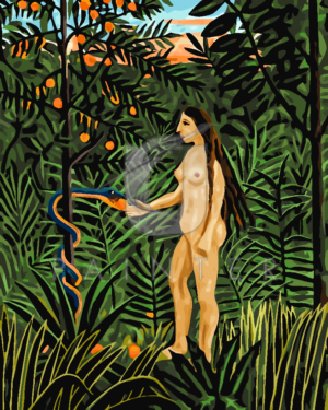 Malowanie po numerach Malowanie po numerach «Henri Rousseau. Ewa i Wąż» фото