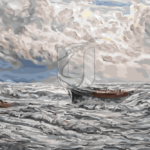 Malowanie po numerach Malowanie po numerach «Henry Moore. Burzliwe morza»