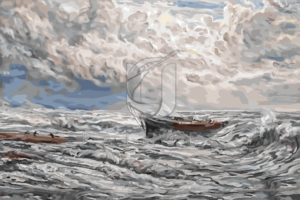 Malowanie po numerach Malowanie po numerach «Henry Moore. Burzliwe morza»