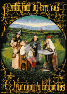Malowanie po numerach «Hieronim Bosch. Wycięcie kamienia głupoty»
