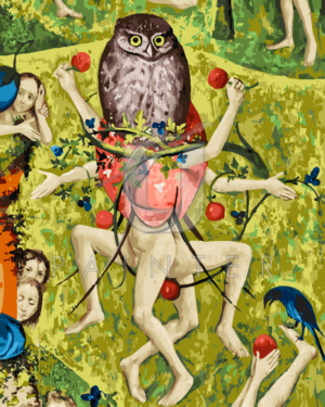 Malowanie po numerach Malowanie po numerach «Hieronim Bosch. Ogród rozkoszy ziemskich (fragment V)» фото