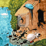 Malowanie po numerach «Hieronim Bosch. Ogród rozkoszy ziemskich (fragment VI)»