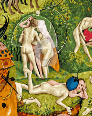 Malowanie po numerach Malowanie po numerach «Hieronim Bosch. Ogród rozkoszy ziemskich (fragment VII)» фото
