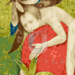 Malowanie po numerach Malowanie po numerach «Hieronim Bosch. Ogród rozkoszy ziemskich (fragment VIII)»