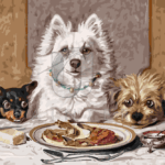 Malowanie po numerach «Horatio Henry Couldery. Obiad dla trzech»