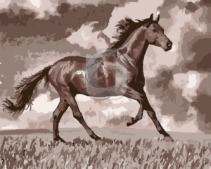 Malowanie po numerach Malowanie po numerach «Koń na łące» фото
