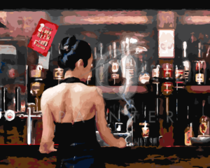 Malowanie po numerach Malowanie po numerach «W barze» фото
