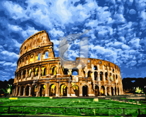 Malowanie po numerach Malowanie po numerach «Włochy. Koloseum» фото