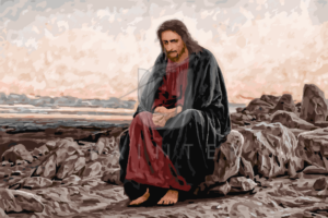 Malowanie po numerach Malowanie po numerach «Iwan Kramskoj. Chrystus na pustyni»