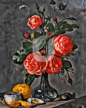 Malowanie po numerach Malowanie po numerach «Jacob van Es. Wazon kwiatów»