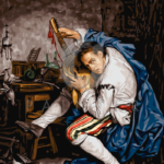 Malowanie po numerach Malowanie po numerach «Jean-Baptiste Greuze. Gitarzysta»