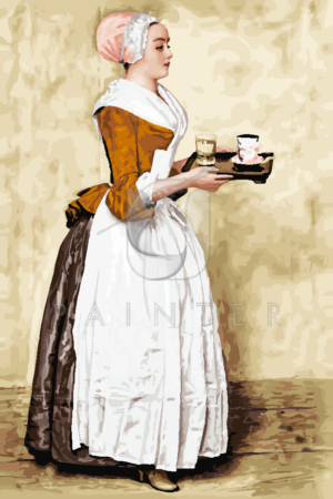 Malowanie po numerach Malowanie po numerach «Jean-Étienne Liotard. Dziewczyna z czekoladą» фото