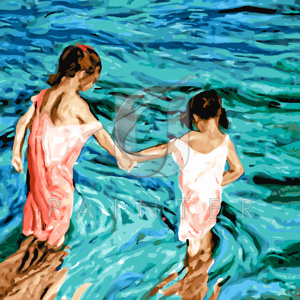 Malowanie po numerach Malowanie po numerach «Joaquín Sorolla y Bastida. Dzieci nad morzem»