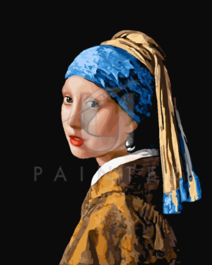 Malowanie po numerach Malowanie po numerach «Jan Vermeer. Dziewczyna z perłą» фото