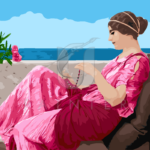 Malowanie po numerach «John William Godward. Podarek»