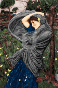 Malowanie po numerach «John William Waterhouse. Boreasz»