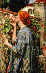 Malowanie po numerach «John William Waterhouse. Dusza róży»