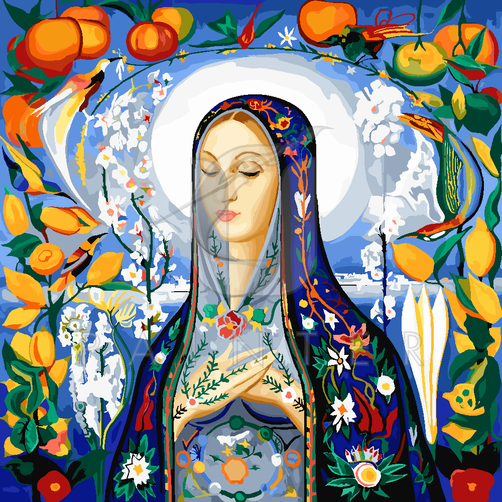 Malowanie po numerach «Joseph Stella. Madonna»
