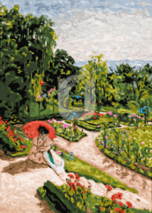 Malowanie po numerach «Józef Mehoffer. Czerwona parasolka»