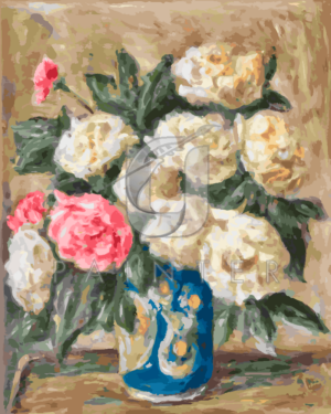 Malowanie po numerach Malowanie po numerach «Józef Pankiewicz. Białe piwonie»
