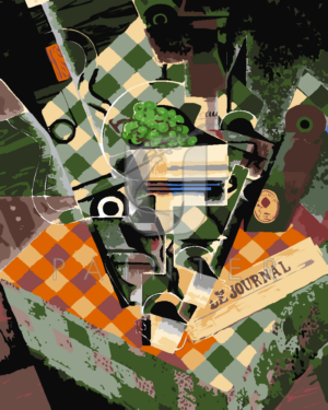Malowanie po numerach Malowanie po numerach «Juan Gris. Martwa natura z obrusem w kwadraty» фото
